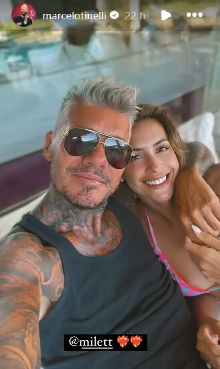 Marcelo Tinelli-Milett Figueroa