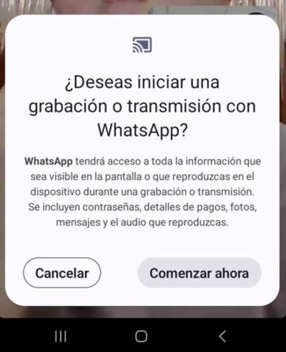 WhatsApp - estafas - videollamadas