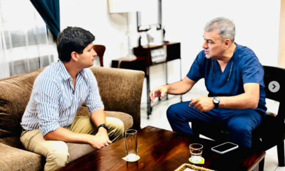 Mejoras en el Hospital San Vicente de Paul: Federico Mangione visitó junto con Baltasar Lara Gros el centro de salud