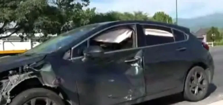 Accidente en el acceso a El Tipal 