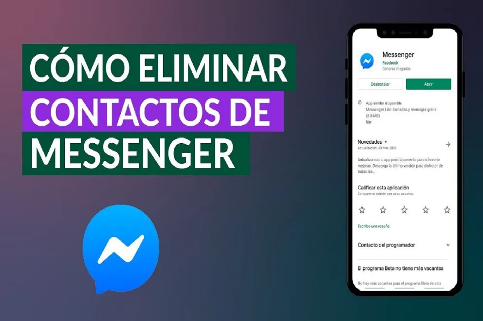 Cómo decir adiós a un contacto en Messenger: una guía paso a paso