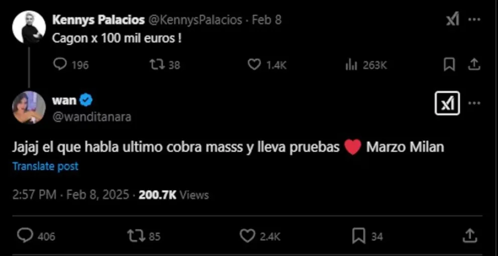Wanda Nara - Keita Bald&eacute;