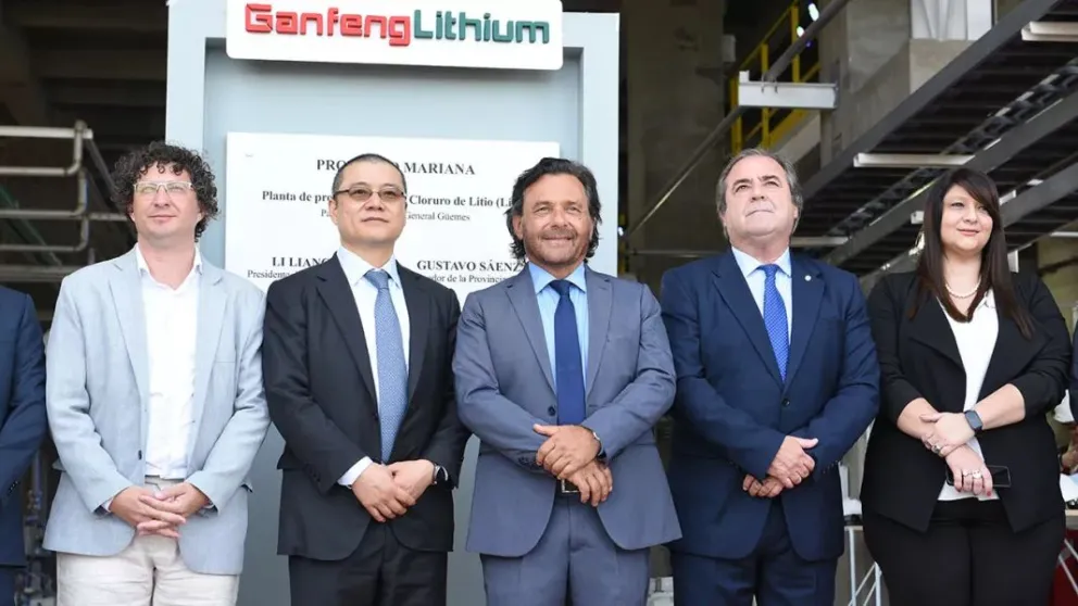 Carlos “Kety” Rosso celebró la inauguración de la planta de Ganfeng Lithium en General Güemes: más desarrollo para la región