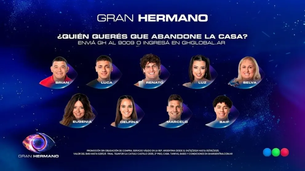 Gran Hermano - placa