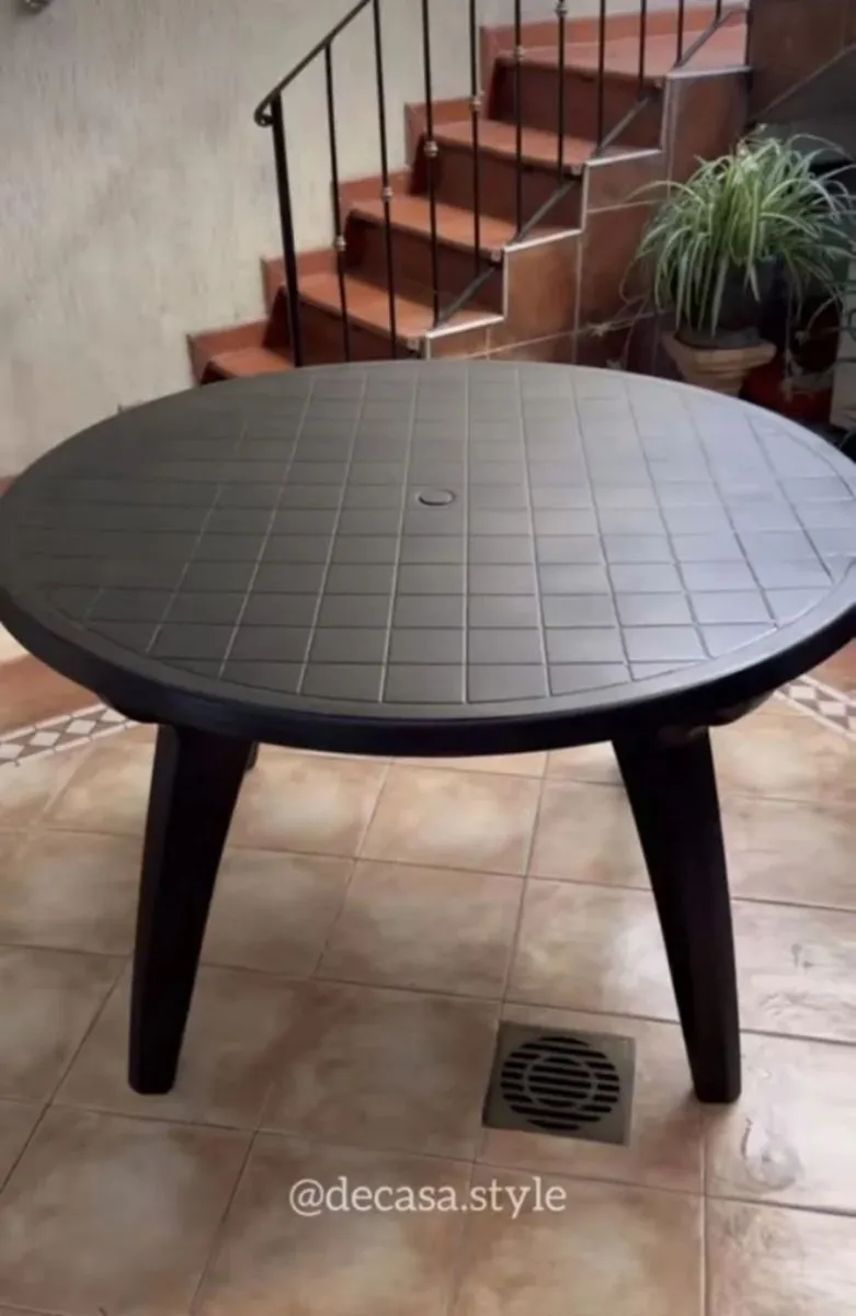 mesa de pl&aacute;stico - truco - restaurar