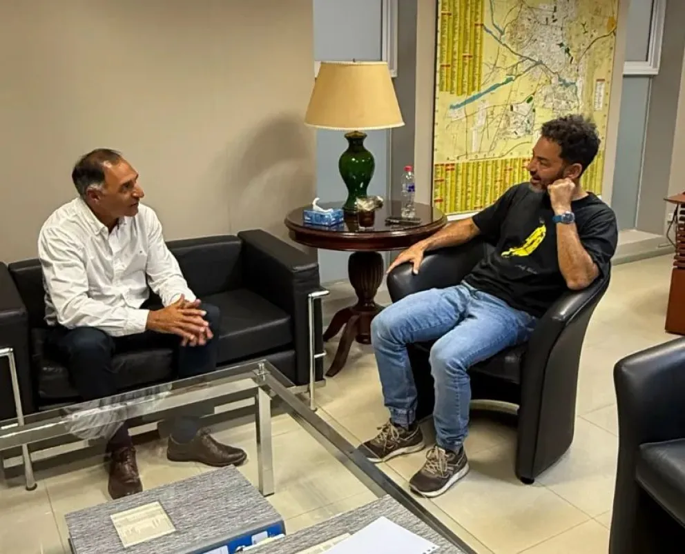 Emiliano Durand y el presidente de SAETA se reunieron para planificar el ordenamiento del transporte público