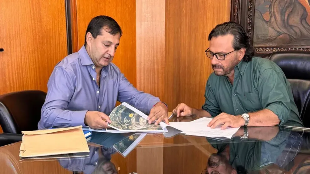 Gustavo Sáenz se reunió con el intendente Kuldeep Singh para pactar obras en Rosario de la Frontera
