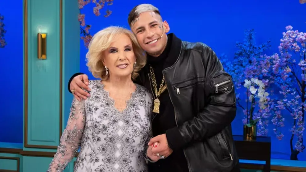 L-Gante dejó en shock a Mirtha Legrand al revelar su edad: qué dijo el cantante sobre la diferencia con Wanda Nara