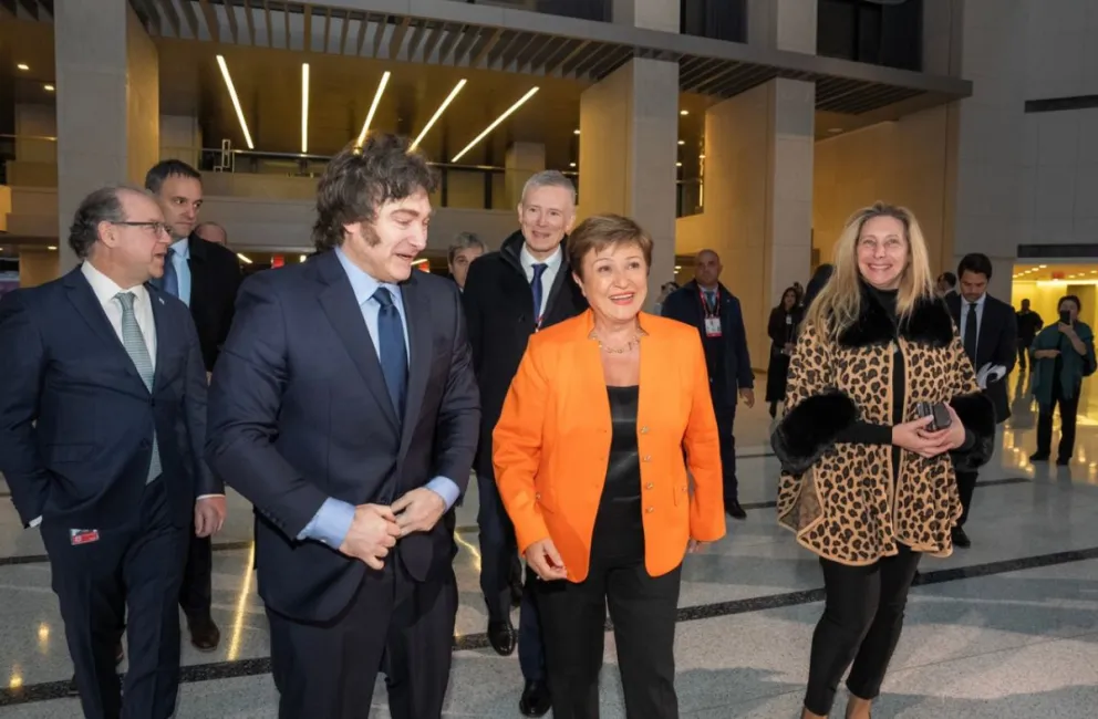 Washington: reunión clave de Javier Milei con Kristalina Georgieva, directora del FMI