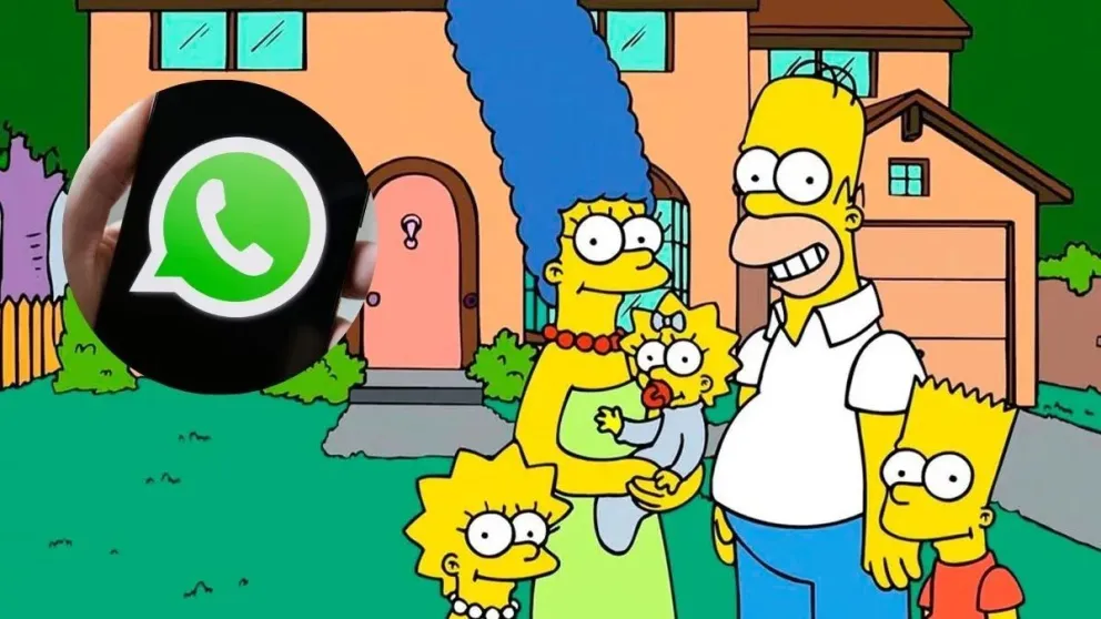 Hacé que tu WhatsApp sea más divertido: descubrí el "Modo Simpson" que no podrás dejar de usar