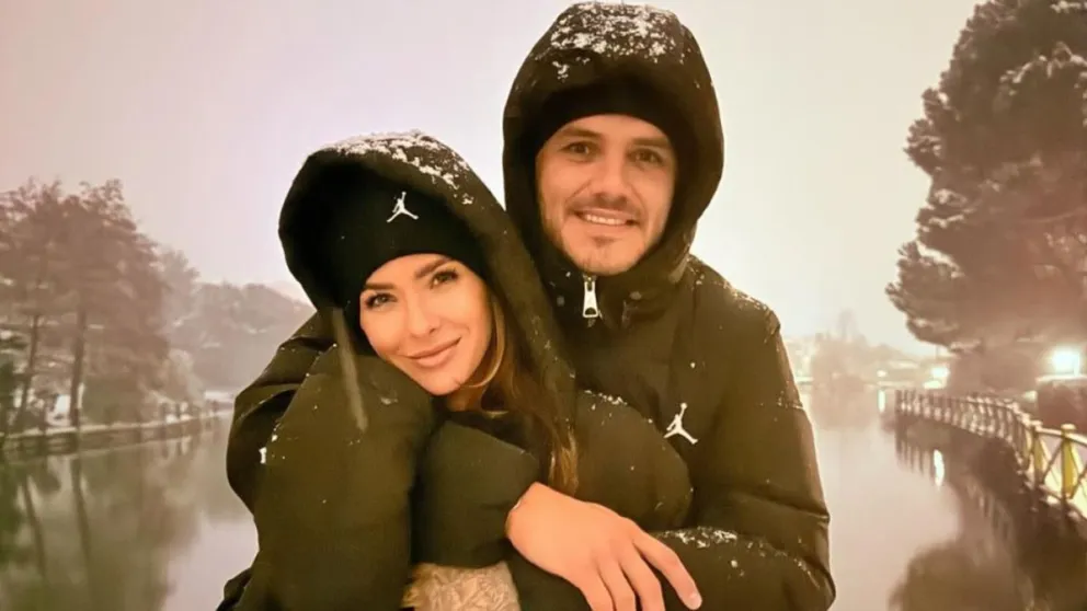 El frío paseo de Mauro Icardi y la China Suárez por Estambul tras el reencuentro del futbolista con el Galatasaray