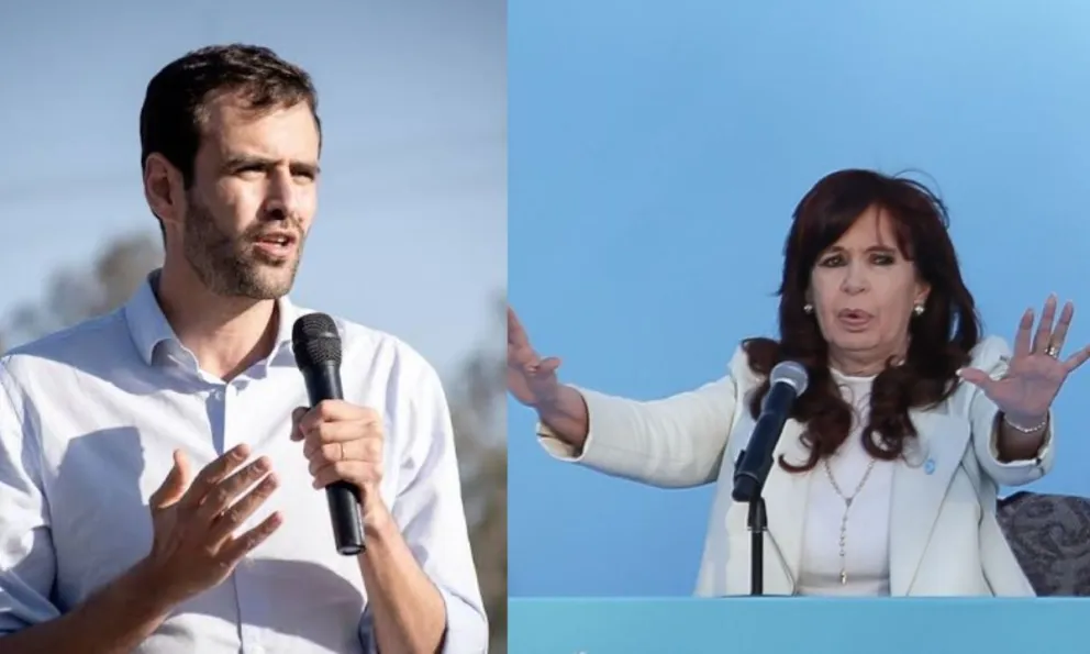 En medio del escándalo por la usina de las fake news, Cristina Kirchner respaldó a Emiliano Estrada
