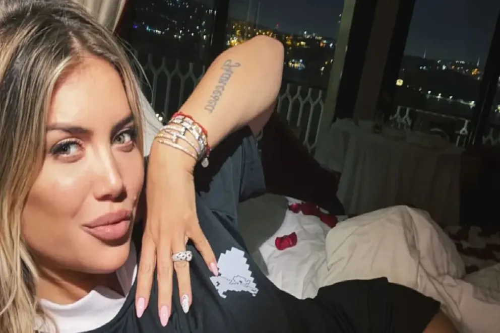 Wanda Nara deslumbra en Turquía con un vestido argentino de ensueño