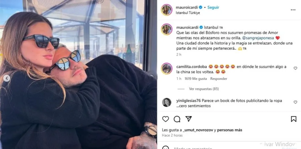 China Su&aacute;rez - Mauro Icardi
