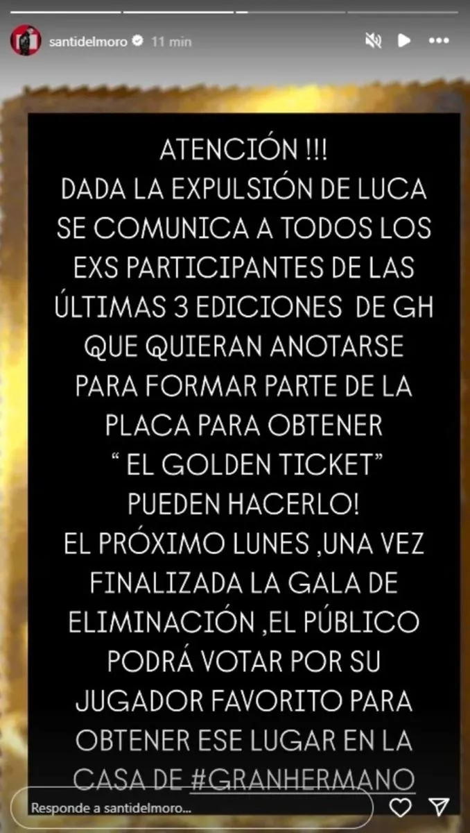 Gran Hermano - Golden Ticket