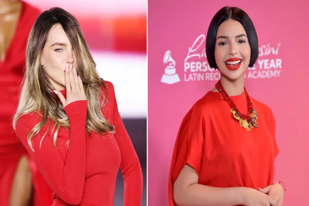 Belinda reacciona al gesto de Ángela Aguilar en Premios Lo Nuestro: da cátedra de elegancia y madurez