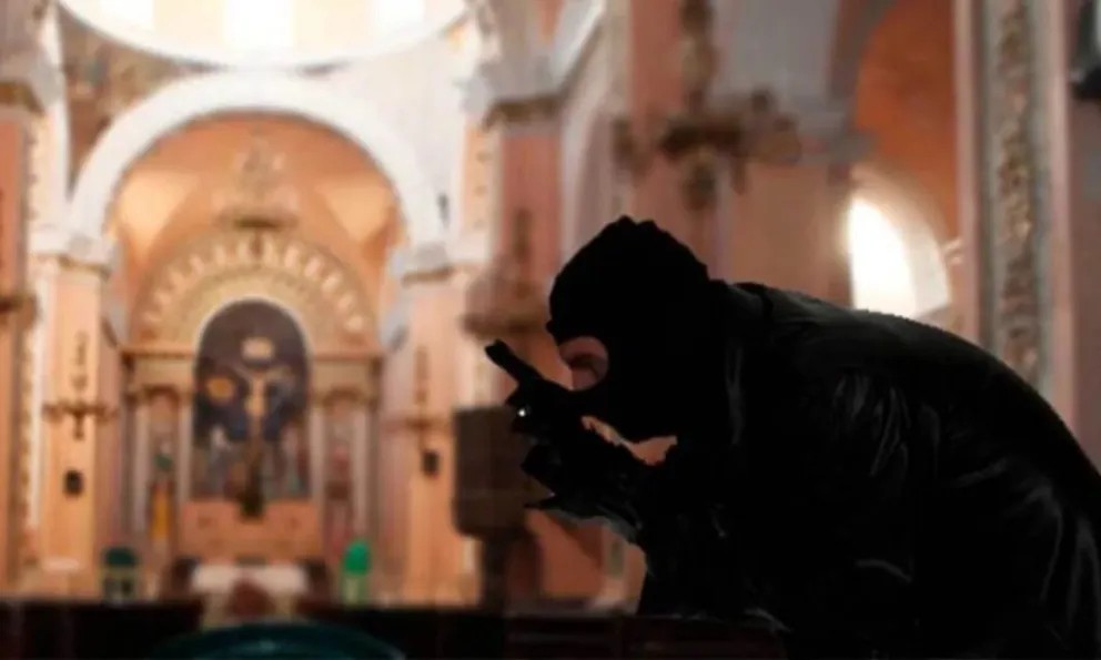 Atraparon a un delincuente que ingresó a robar a una Iglesia