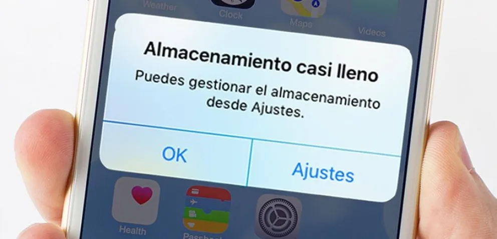 almacenamiento - iPhone