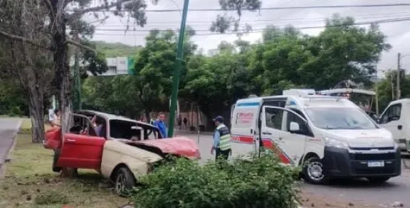Accidente en Avenida Asunci&oacute;n 