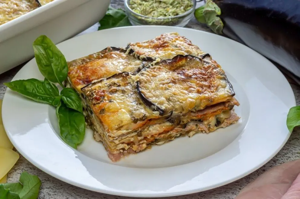 recetas - pastel de berenjenas