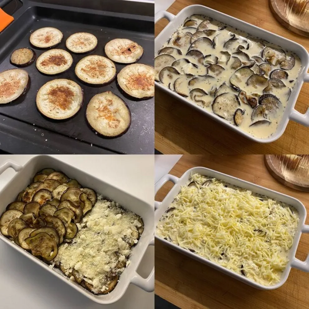 recetas - pastel de berenjenas