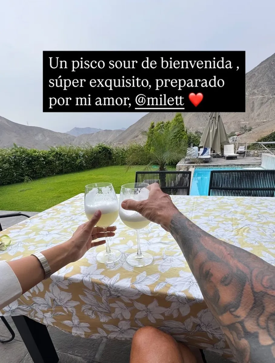 Marcelo Tinelli-Milett Figueroa