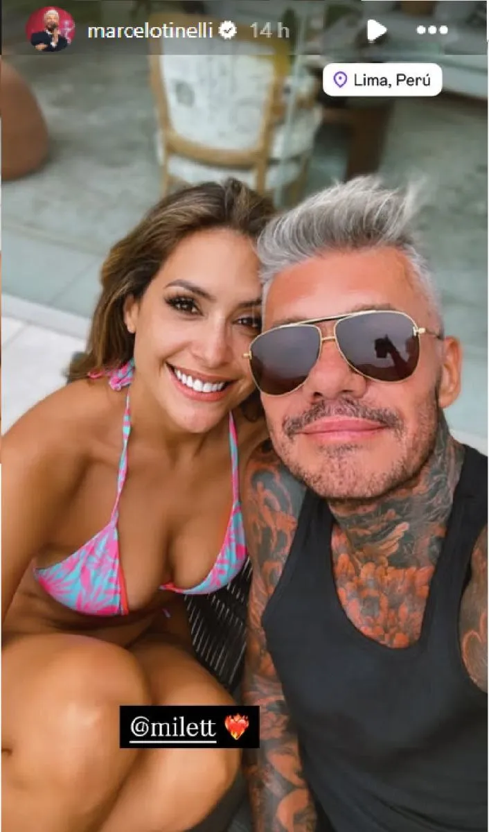 Marcelo Tinelli-Milett Figueroa