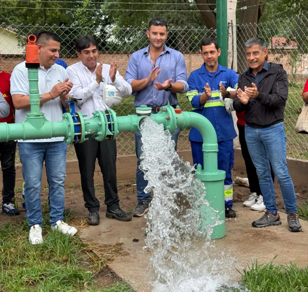 Aguas del Norte habilitó una nueva fuente de abastecimiento en Aguaray