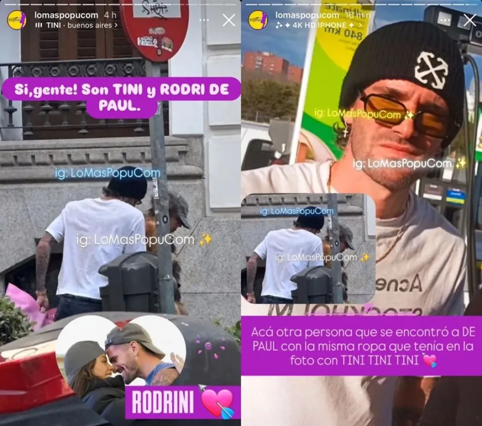 Tini Stoessel-Rodrigo de Paul