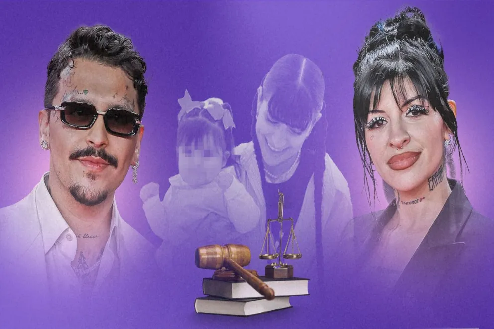 Christian Nodal y Cazzu en batalla legal por la custodia de su hija Inti