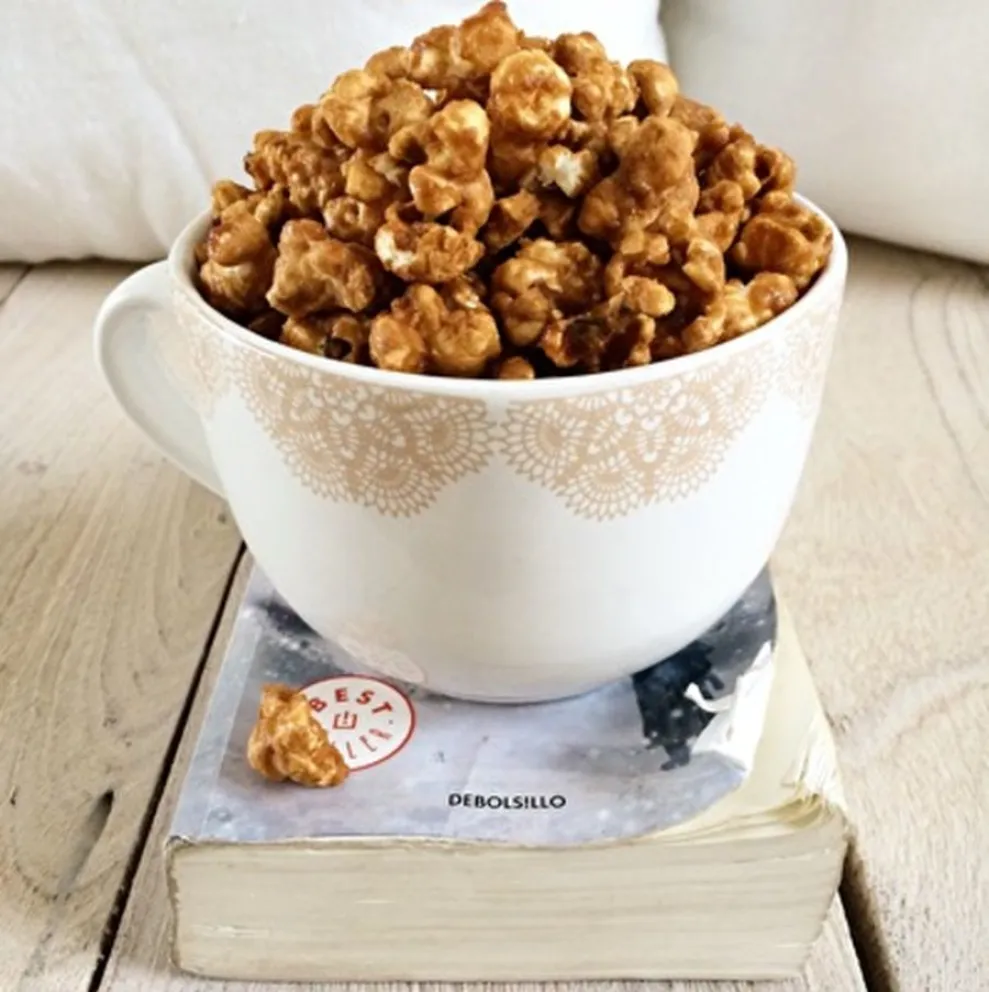 pochoclo acaramelado - receta