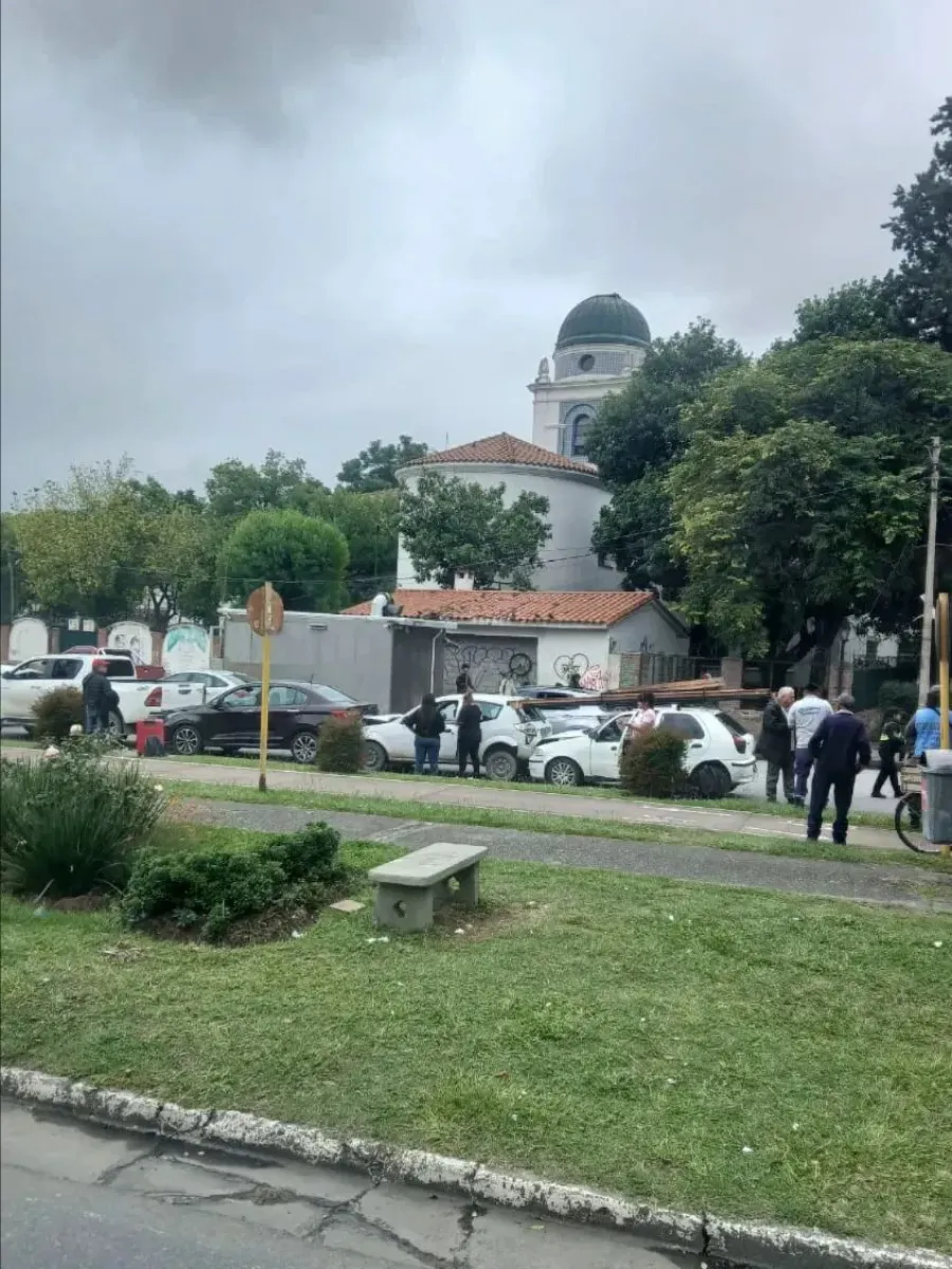 Choque en cadena en Avenida Bicentenario 