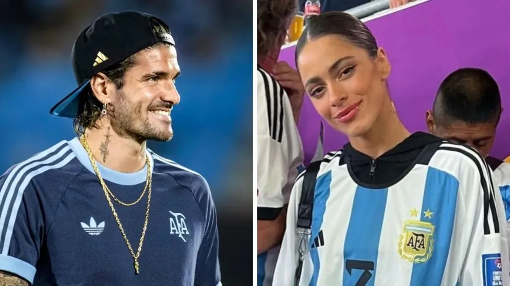 Tini Stoessel alentó a Rodrigo De Paul en el Argentina-Brasil: ya no ocultan su amor