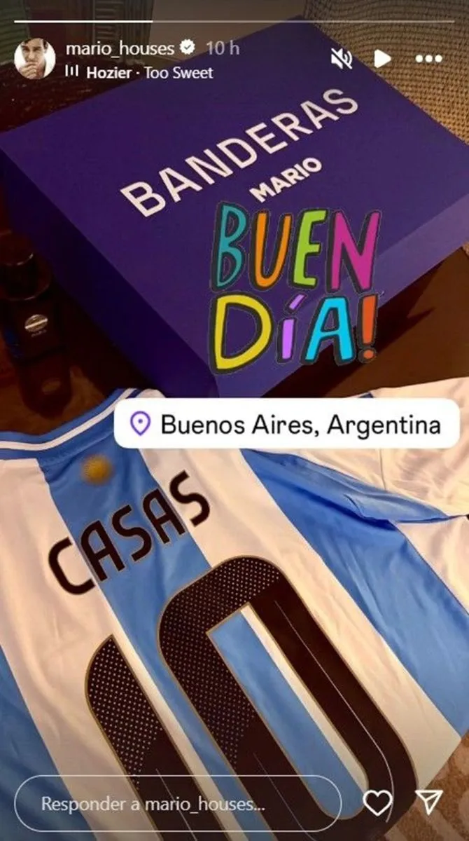 Mario Casas en Argentina