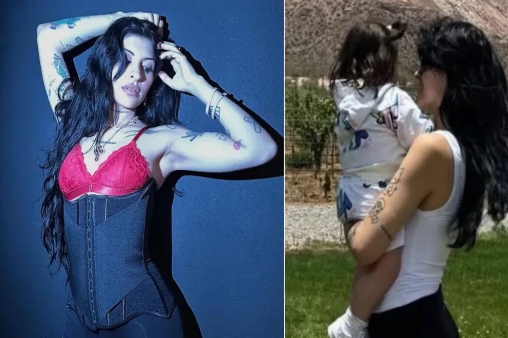 Cazzu sorprende con nueva foto de Inti y un misterioso hombre que genera especulaciones