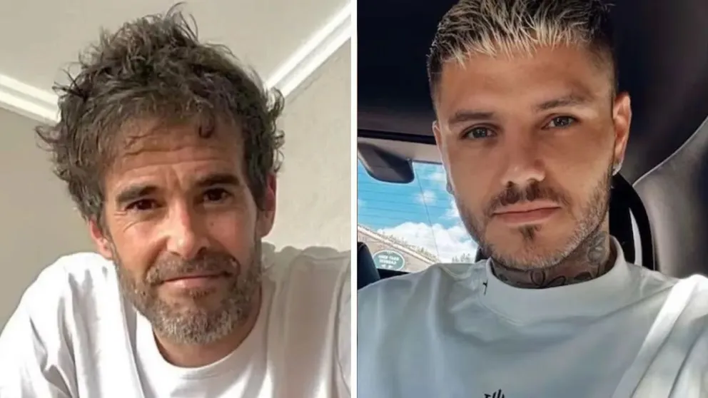 El encuentro inesperado de Nicolás Cabré y Mauro Icardi en un partido de Rufina: tensión o buena onda