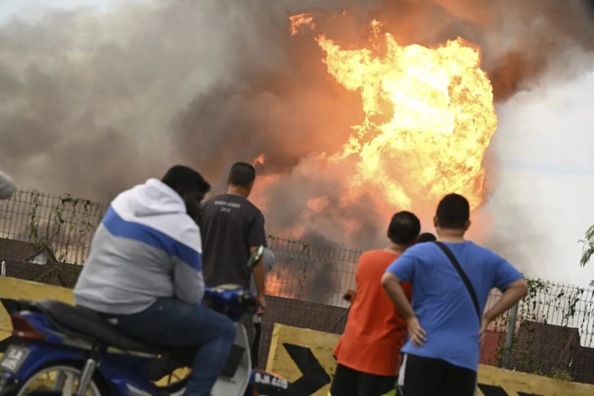Incendio Malasia