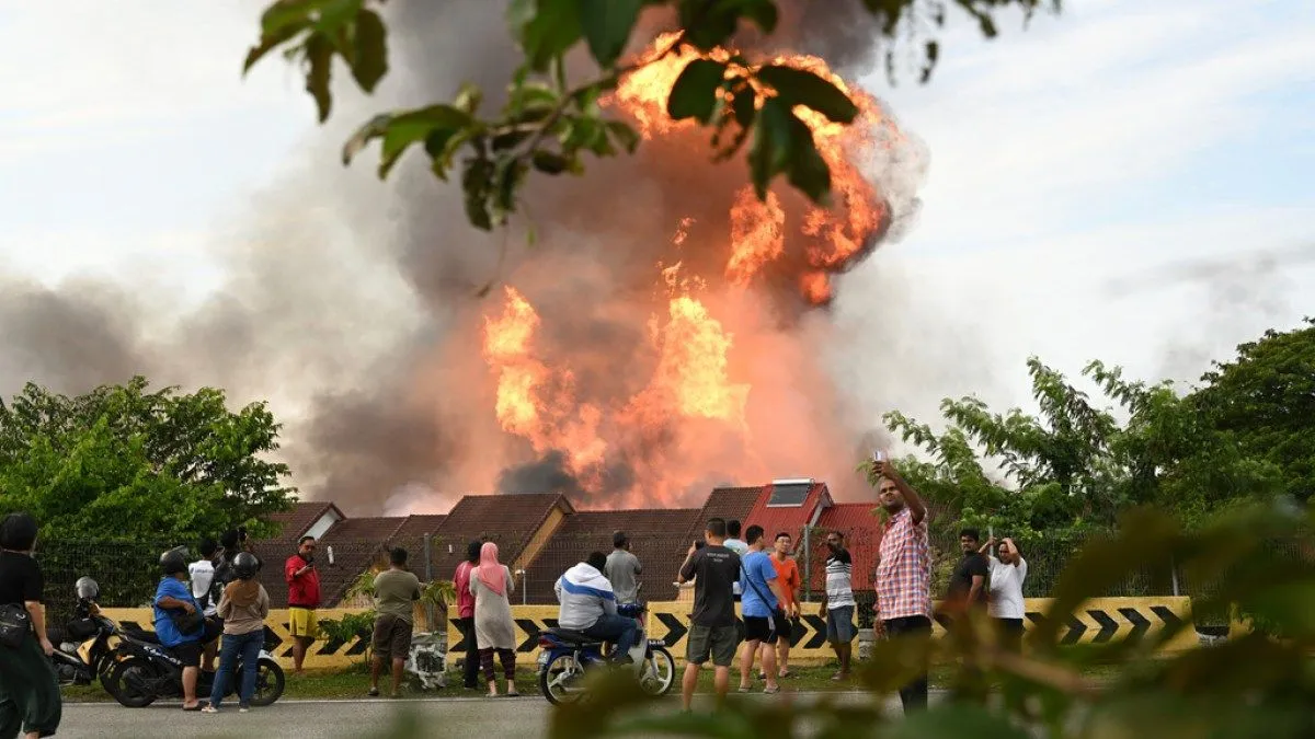 Incendio Malasia