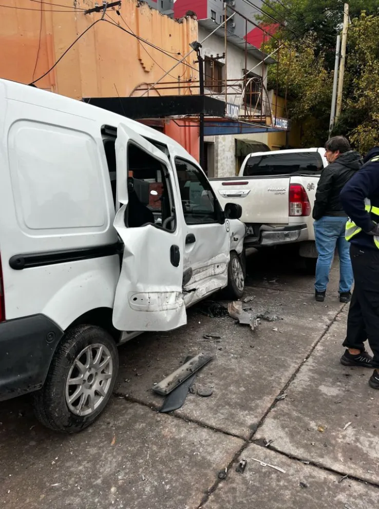 Triple choque en la ciudad de Salta 