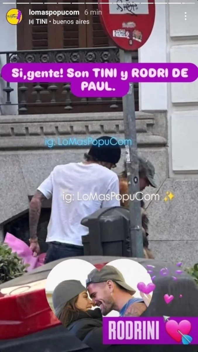 Tini Stoessel - Rodrigo de Paul