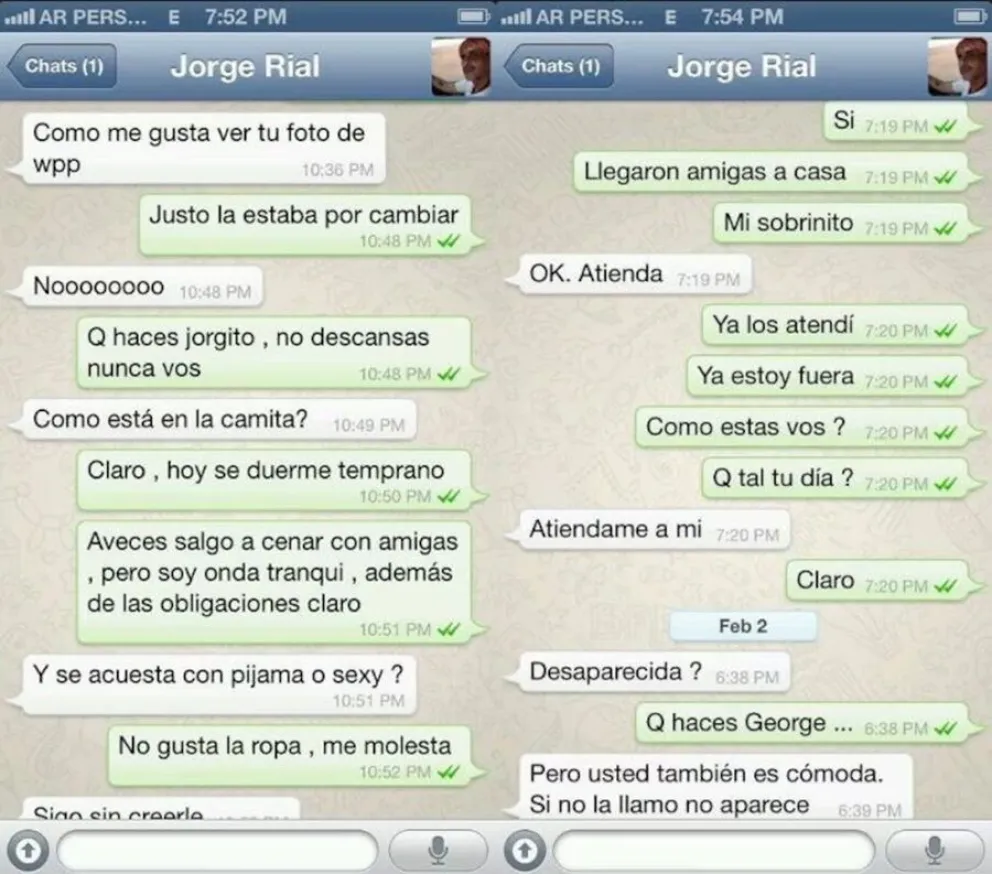 Jorge Rial - Marianela Mirra