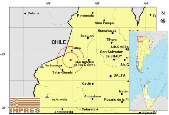 Temblor en Salta 