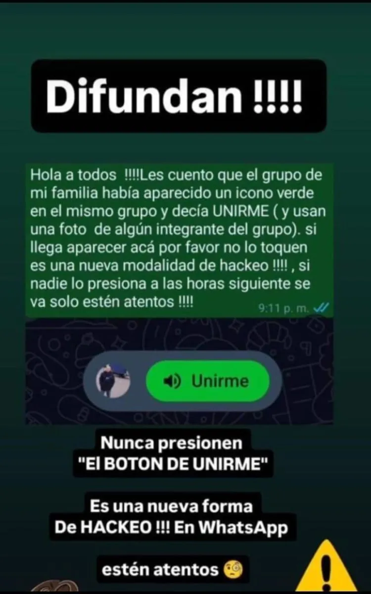 WhatsApp - nuevo bot&oacute;n