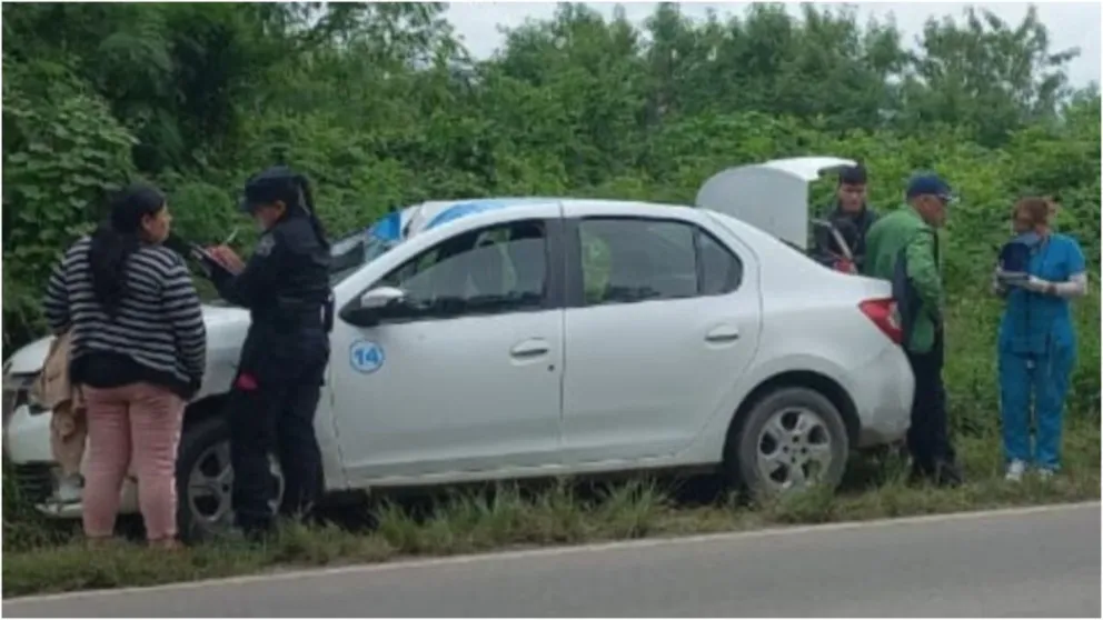 Insólito accidente en Ruta Nacional 50: salió despedido el asiento de una Kangoo