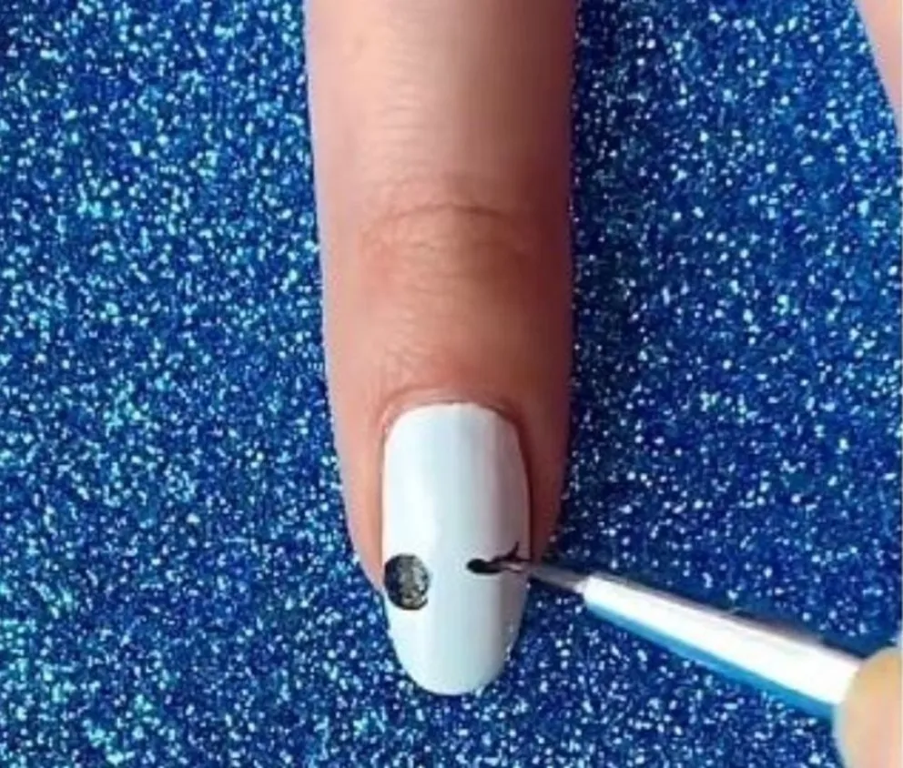 Nail Art - notas musicales