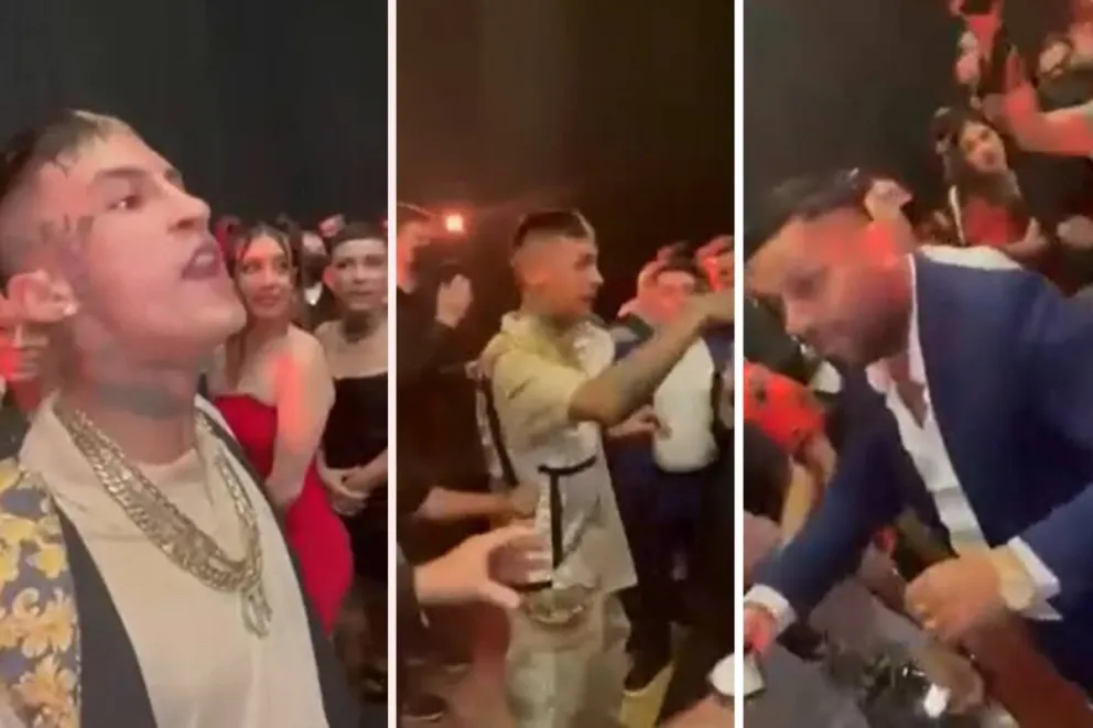 L-Gante protagoniza una violenta pelea en plena vía pública con su representante