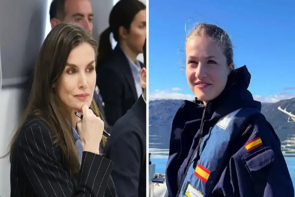 Reina Letizia impone férreo control sobre Leonor y su novio durante el viaje en el Elcano