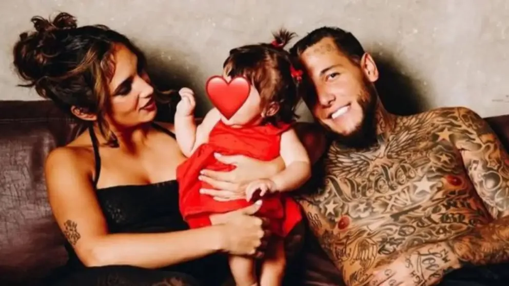 Alex Caniggia y Melody Luz se separaron tras tres años de relación y una hija en común