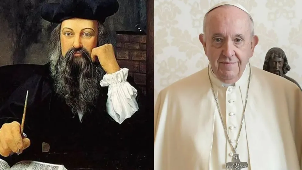 Tras la muerte del papa Francisco resurge una inquietante profecía de Nostradamus que habla del último pontífice