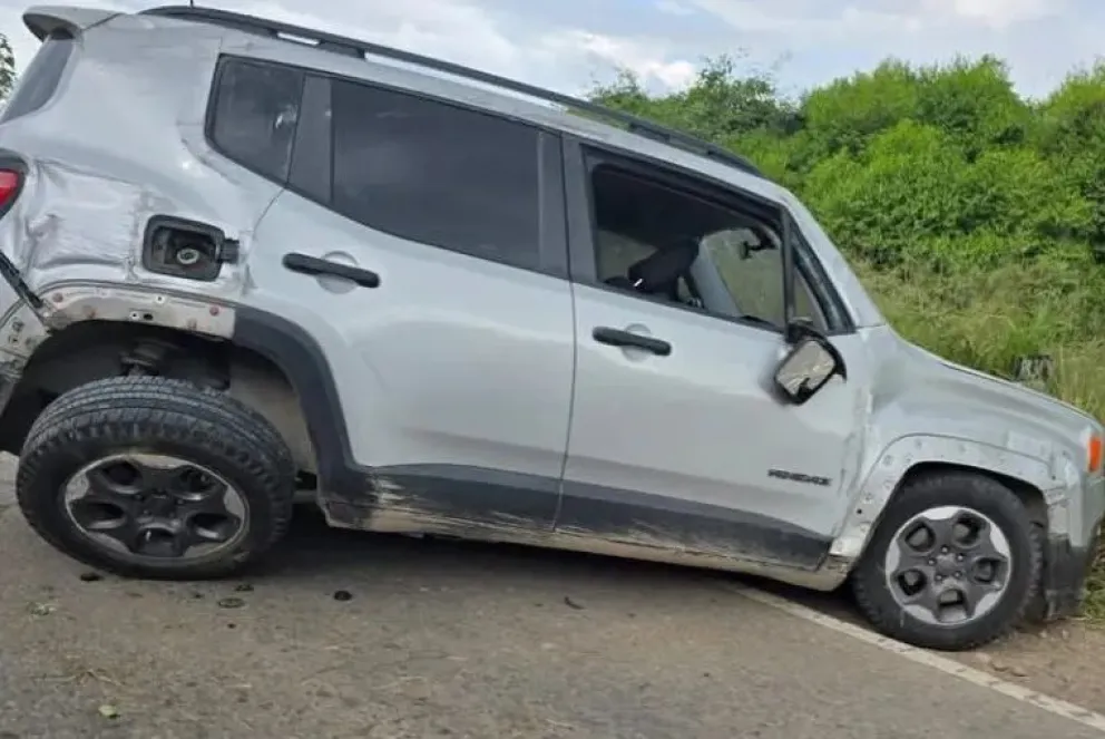 Grave accidente en Ruta Nacional 34: una camioneta terminó sobre la banquina